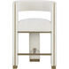 Adamina 36.25 inch Rhea Light Barley Counter Stool